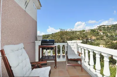 Un balcón o terraza de Villa Genova