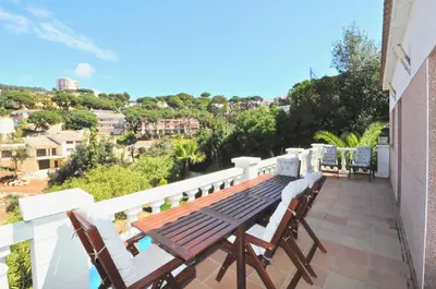 Un balcón o terraza de Villa Genova
