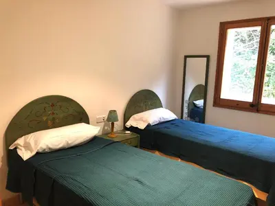 Cama o camas de una habitación en Villa Begur - Sa Fontansa