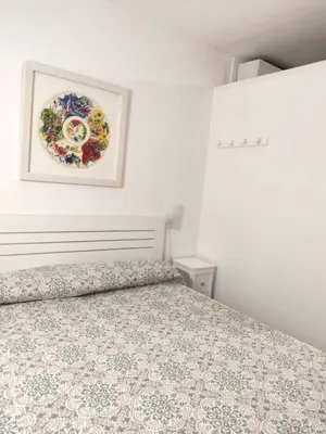Cama o camas de una habitación en Voramar D- Estudi