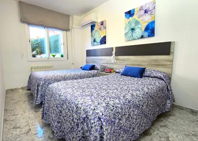 Cama o camas de una habitación en NEXTHOME Pool & Terrace
