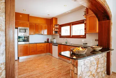 Una cocina o zona de cocina en Cal Nano (Casa Rural)