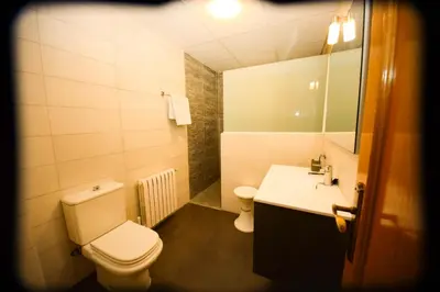Un baño de Villa Pirata