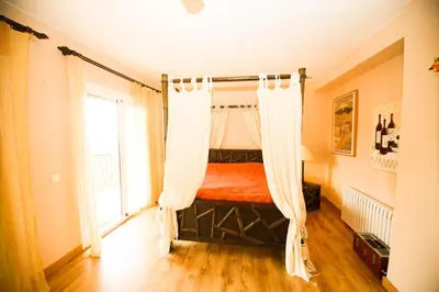Cama o camas de una habitación en Villa Pirata