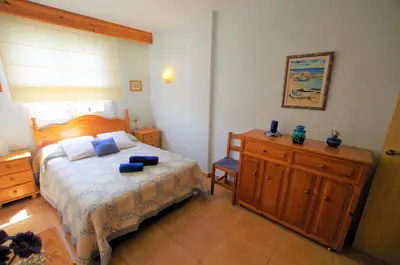 Cama o camas de una habitación en V&V LLORET - Apartamento Blau