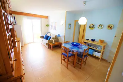 Zona de estar de V&V LLORET - Apartamento Blau