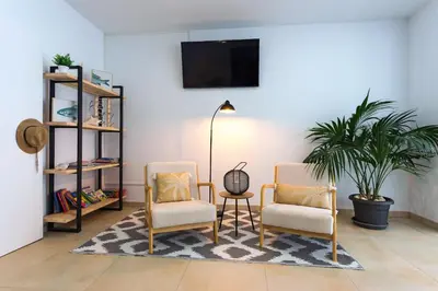 Zona de estar de Bamblue Boutique Apartments