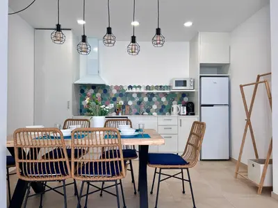 Una cocina o zona de cocina en Bamblue Boutique Apartments