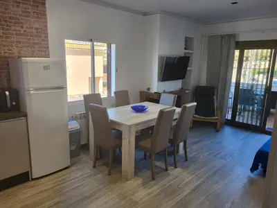 Una cocina o zona de cocina en Can Kuqueta, Platja d'Aro