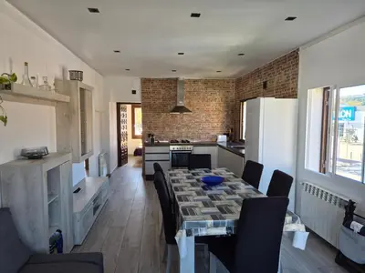 Una cocina o zona de cocina en Can Kuqueta, Platja d'Aro
