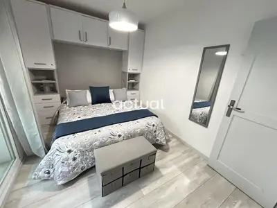 Cama o camas de una habitación en Voramar Vii Bajos A