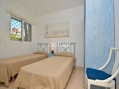 Cama o camas de una habitación en Gavina Esc B Bajos B