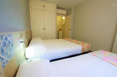 Cama o camas de una habitación en V&V LLORET- Apartamento Blanc