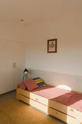 Cama o camas de una habitación en La Pomera