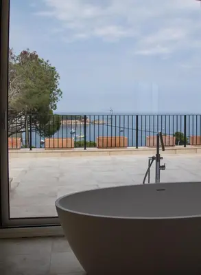 Paisaje cerca de esta villa