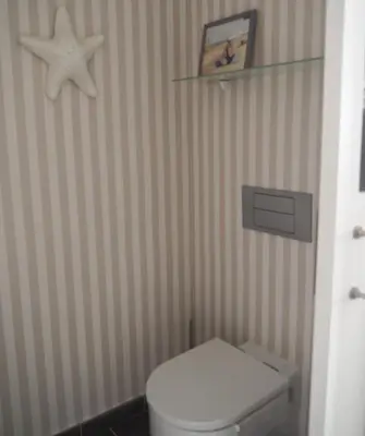Un baño de Apartamento frente al mar en la mejor ubicación de Calella