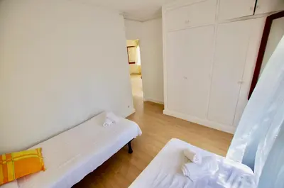Cama o camas de una habitación en V&V LLORET- Apartamento Europa
