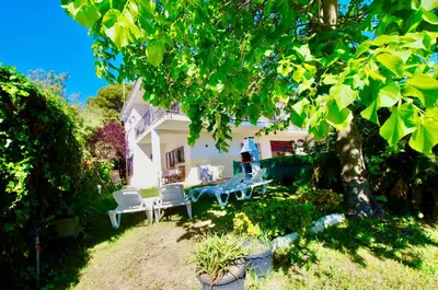 Jardín al aire libre en V&V LLORET- Apartamento Europa
