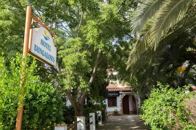 Jardín al aire libre en Hotel - Bungalows Don Juan Tossa