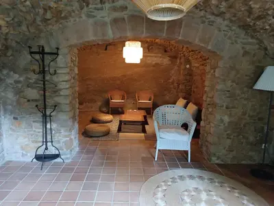 Un baño de Casa Peratallada