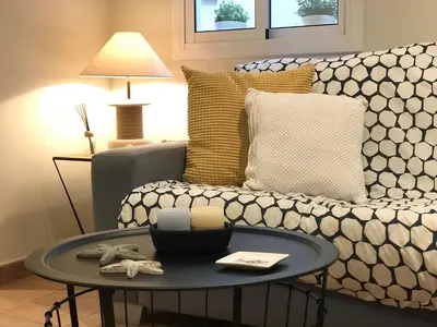 Zona de estar de Lets Holidays APARTMENT IN THE OLD TOWN TOSSA 2