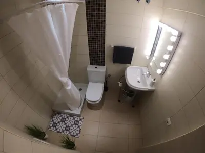 Un baño de Apartamento a primera linea de mar en platja d’aro