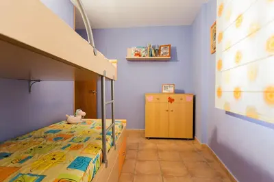 Cama o camas de una habitación en Vacaciones Tossa de Mar