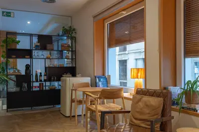 Zona de estar de Hostal Boutique Es Portalet