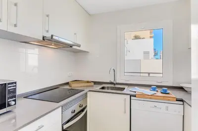 Una cocina o zona de cocina en Flateli Sant Antoni 1