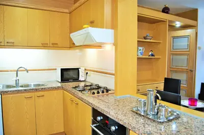 Una cocina o zona de cocina en Apartamento Sun Garden Lloret de Mar