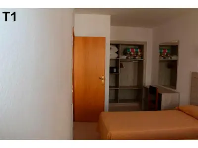 Cama o camas de una habitación en Apartaments Sala Mar