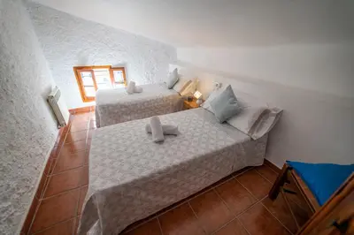 Cama o camas de una habitación en Can Magan Ideal Familias y Grupos Piscina Privada Barbacoa