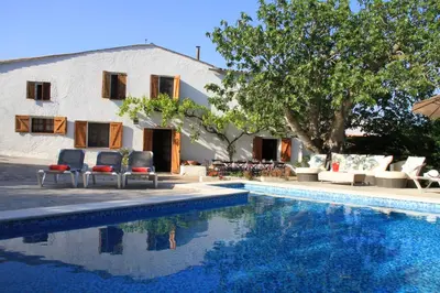 Piscina en o cerca de Can Magan Ideal Familias y Grupos Piscina Privada Barbacoa