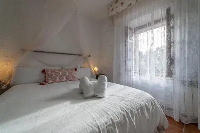 Cama o camas de una habitación en Can Magan Ideal Familias y Grupos Piscina Privada Barbacoa