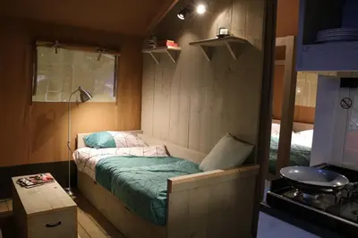 Una cocina o zona de cocina en Glamping Blanes