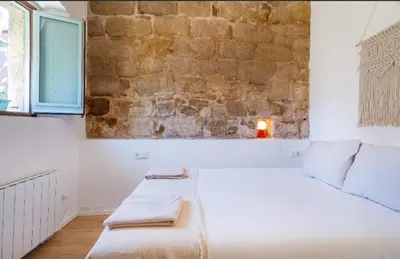 Cama o camas de una habitación en Casa Rei