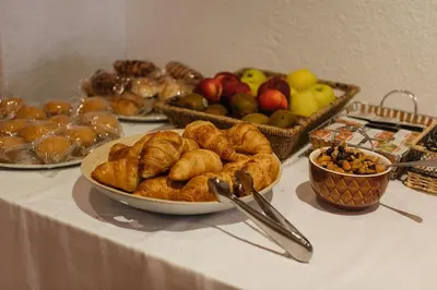 Comida en o cerca de este hostal o pensión