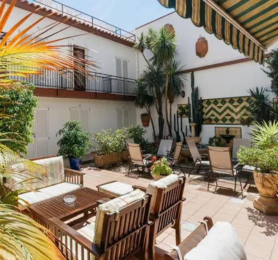 Un patio o zona al aire libre en Mallorca Boutique Hotel