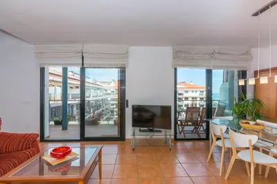 Zona de estar de HomeHolidaysRentals Escapade
