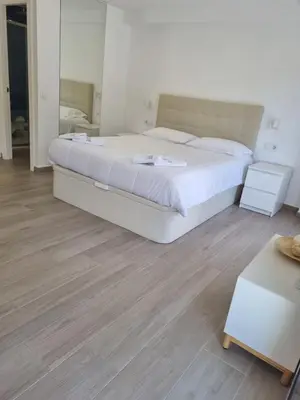 Cama o camas de una habitación en Krm Suite Apartament