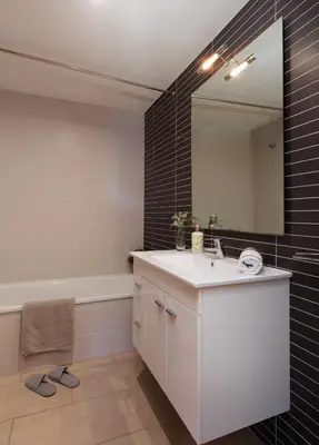 Un baño de Lets Holidays Mediterranean apartment 3 minutes to the beach 2