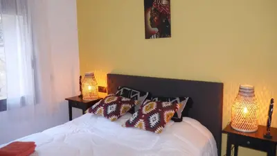 Cama o camas de una habitación en Ty Pals