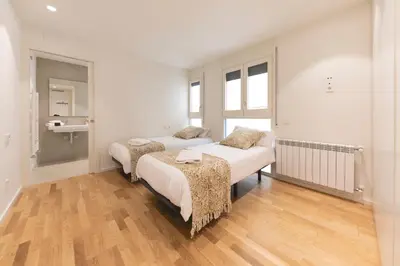 Cama o camas de una habitación en Bravissimo La Rambla Penthouse, with large terrace