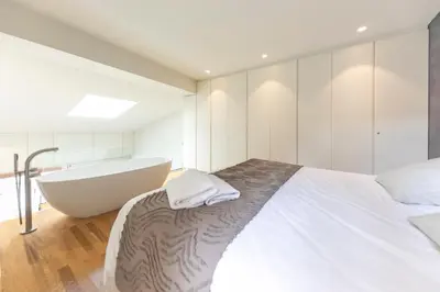 Cama o camas de una habitación en Bravissimo La Rambla Penthouse, with large terrace
