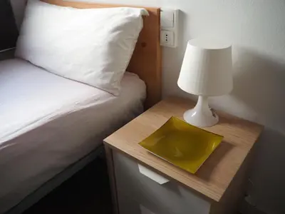 Cama o camas de una habitación en APARTAMENTO MAR I CEL