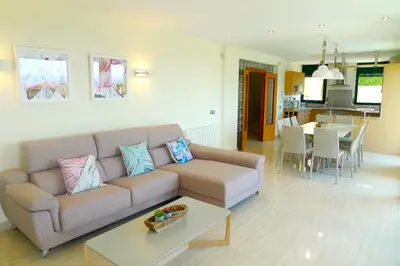Zona de estar de Luxury Villa Vista del Mar