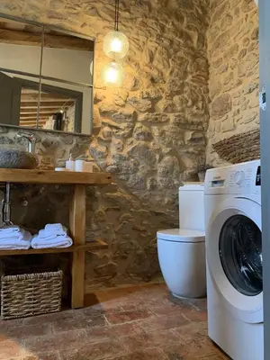 Un baño de Can Puig de la Pera