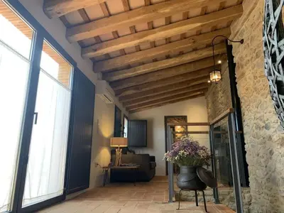 Zona de estar de Can Puig de la Pera