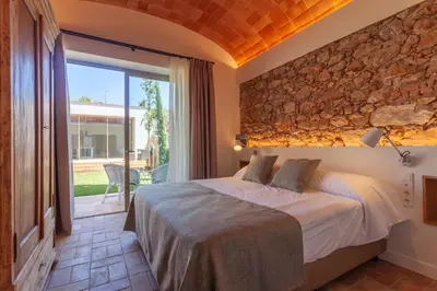 Cama o camas de una habitación en Can Liret