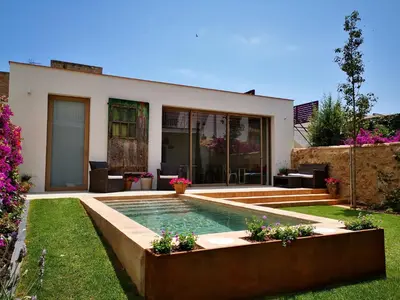 Jardín al aire libre en Can Liret